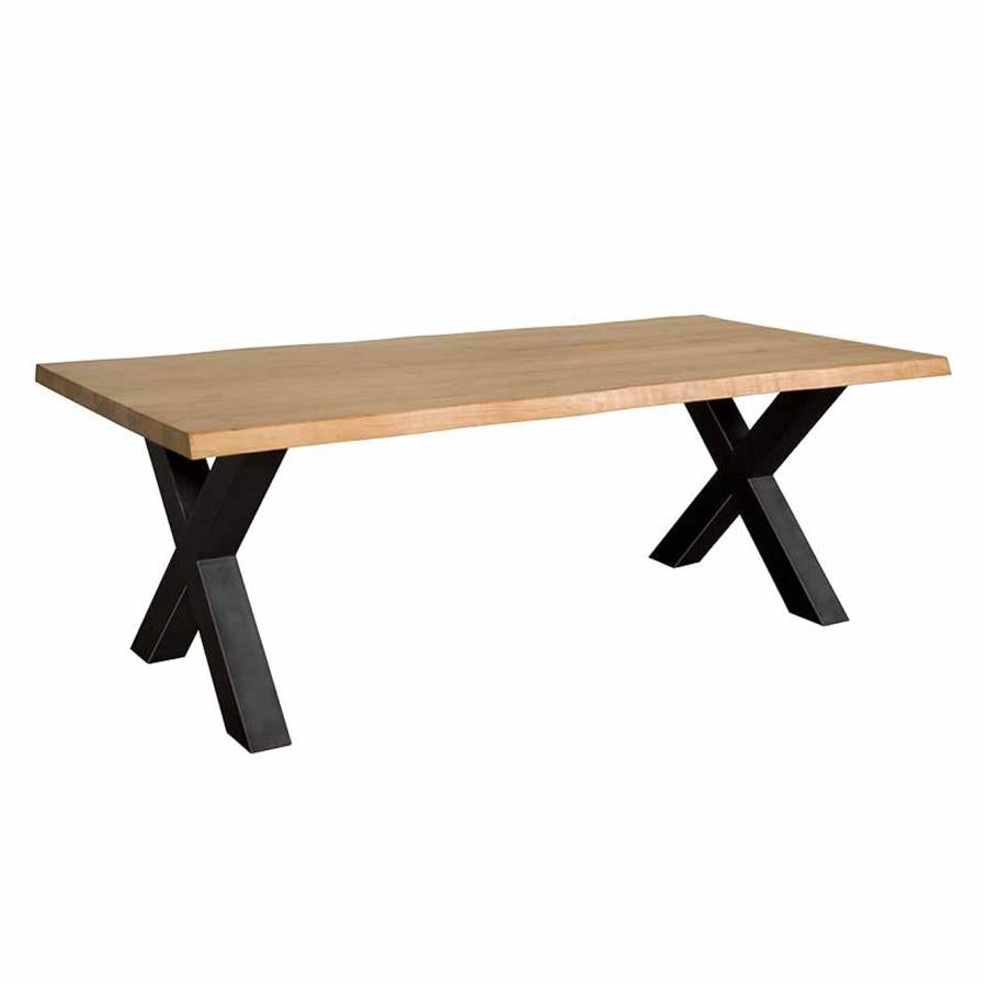 Eetkamertafel – Xara – Naturel – 220 x 100 x 78 cm – Tower Living
