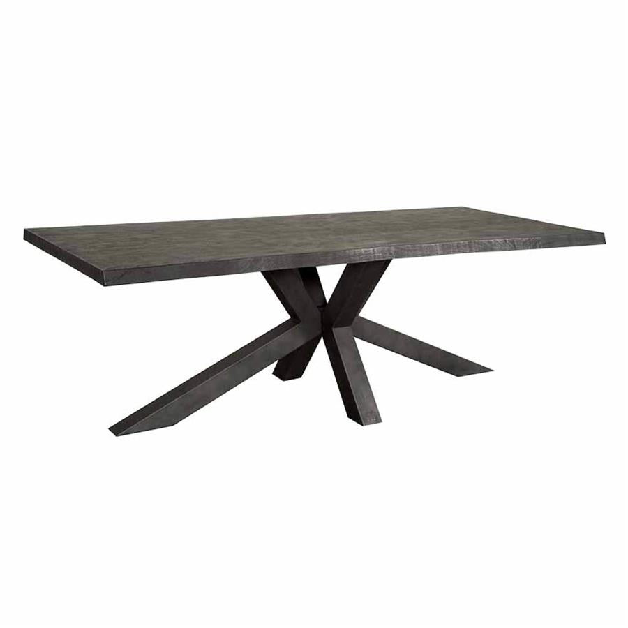 Eetkamertafel – Sovana – Zwart – 240 x 100 x 78 cm – Tower Living