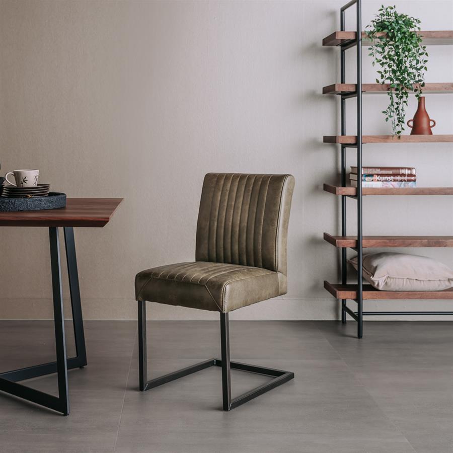 Eetkamerstoel – Ferro – Groen – Tower Living