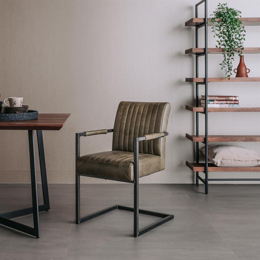 Armstoel – Ferro – Groen – Tower Living