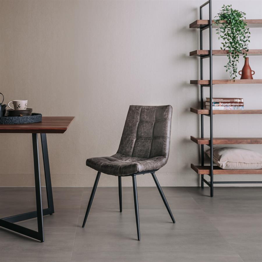 Eetkamerstoel – Navarra – Grijs – Tower Living