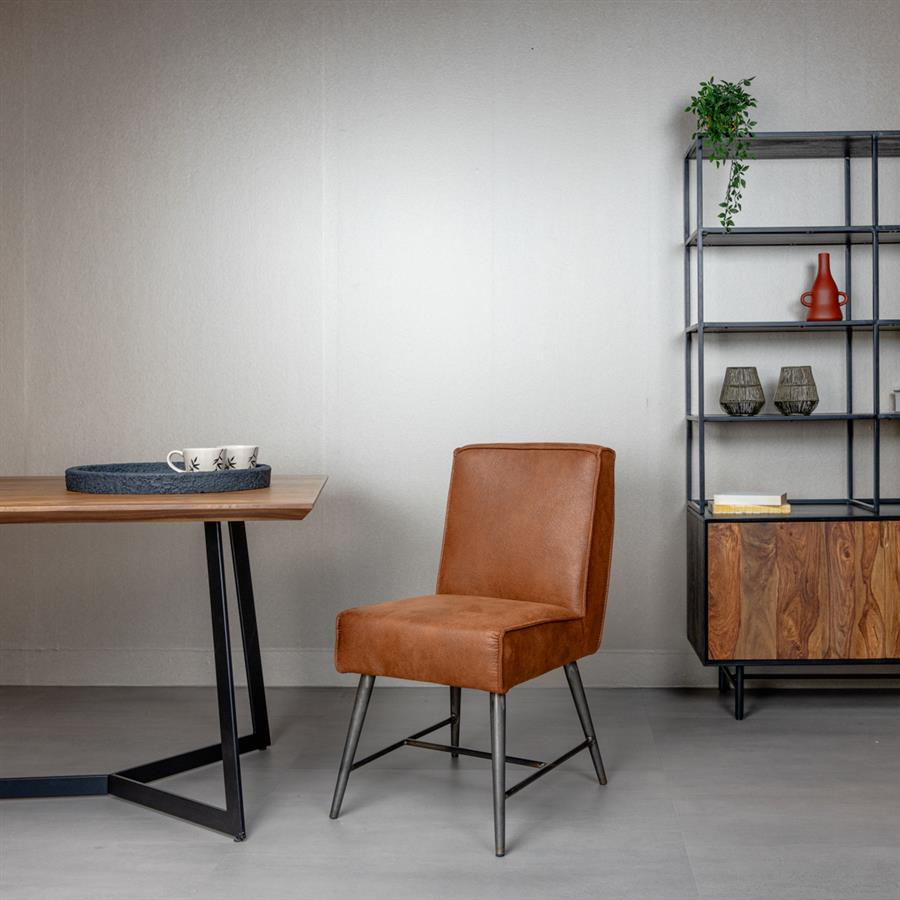 Eetkamerstoel – Belmonte Eetkamerstoel – Bruin – Tower Living