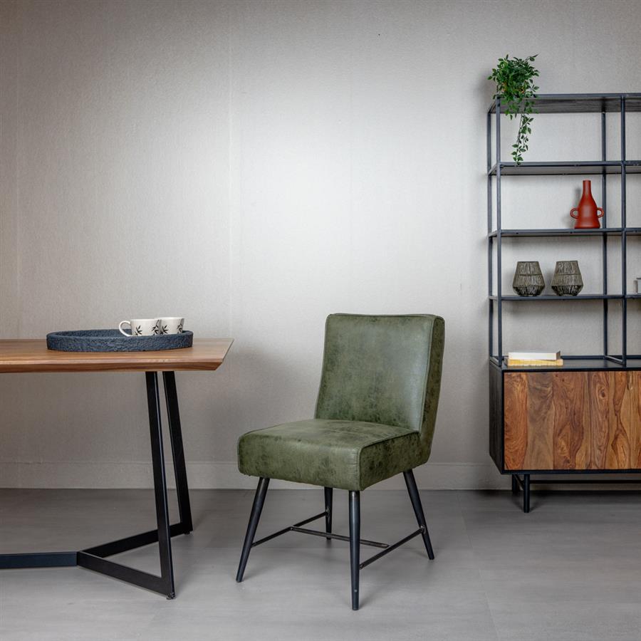 Eetkamerstoel – Belmonte Eetkamerstoel – Groen – Tower Living