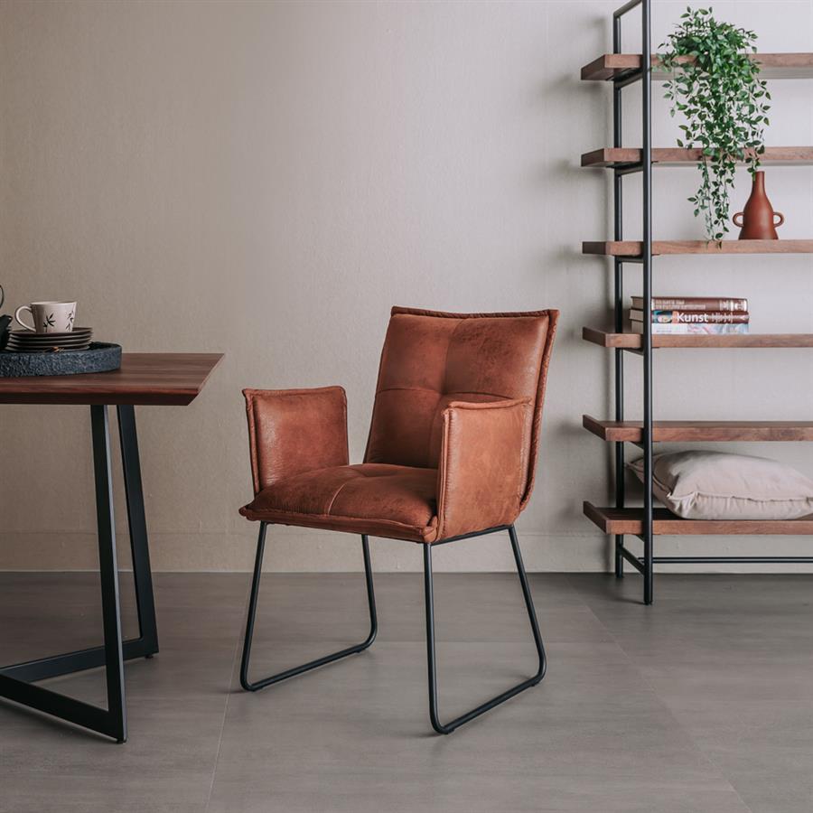 Armstoel – Seda – Bruin – Tower Living