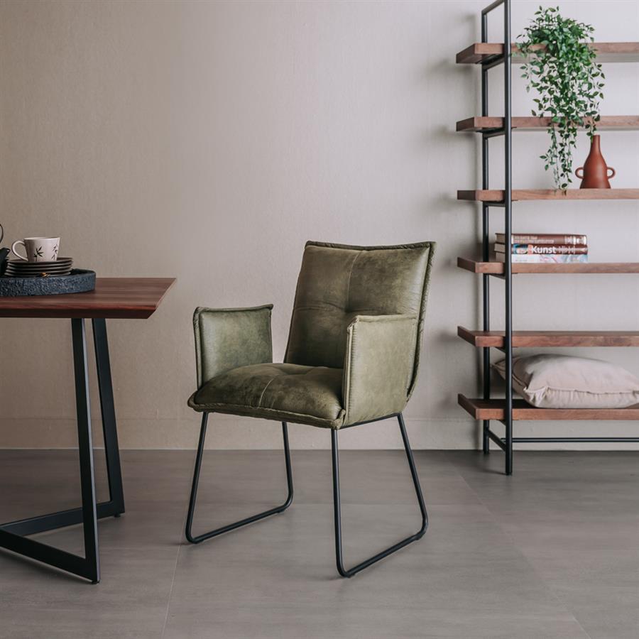 Armstoel – Seda – Groen – Tower Living