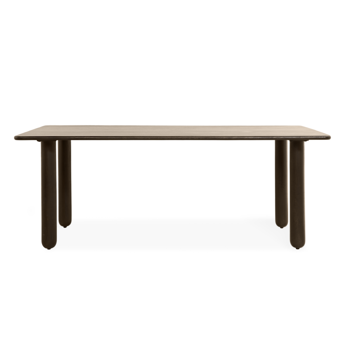 Eettafel Rondo - 200cm Donkerbruin