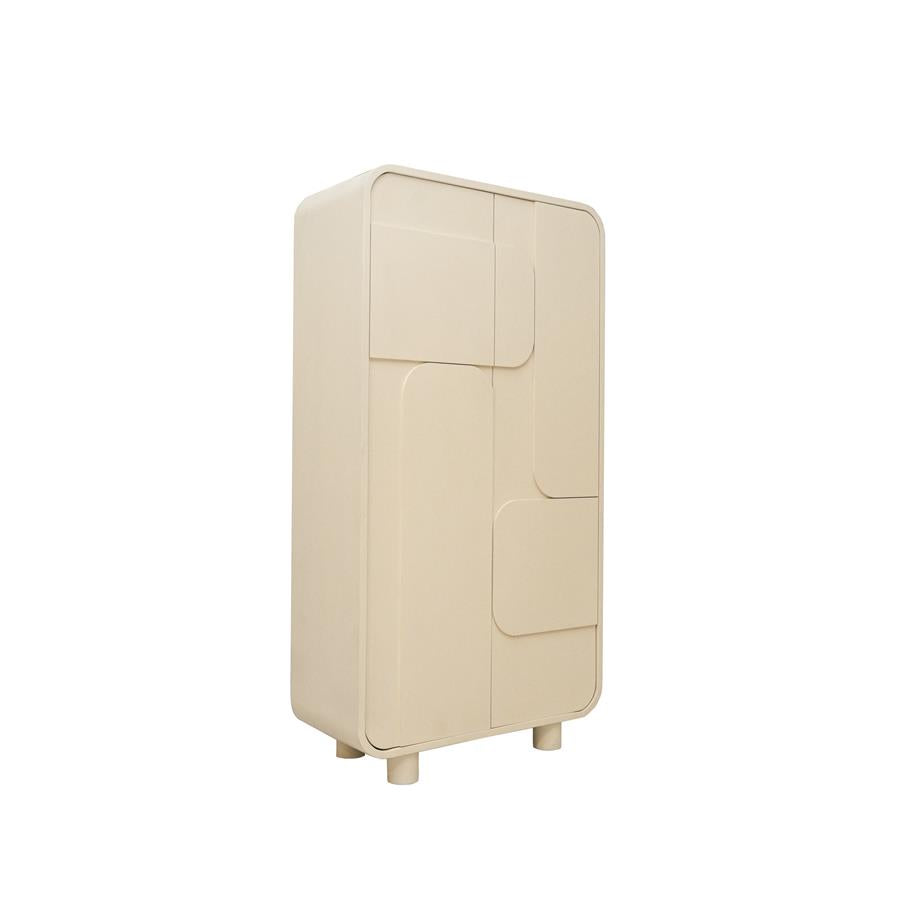 Opbergkast – Alviano – Beige – 100 x 190 cm – Tower Living