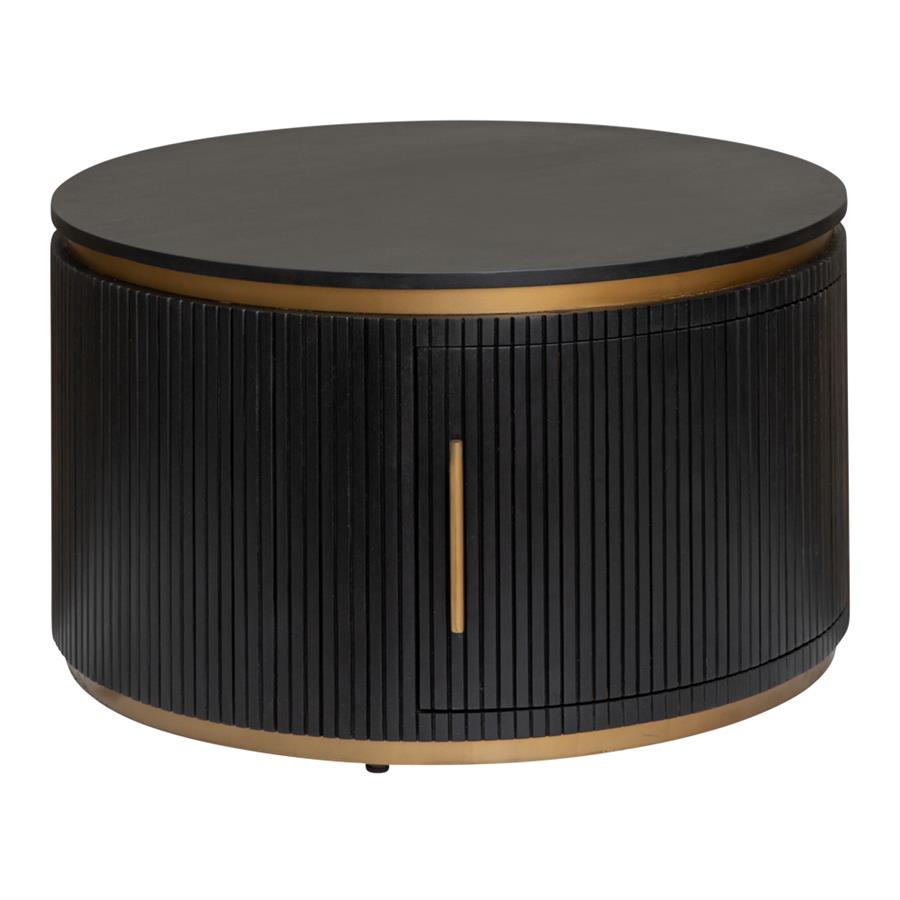 Salontafel – Rivello – Zwart – 80 x 80 x 45 cm – Tower Living