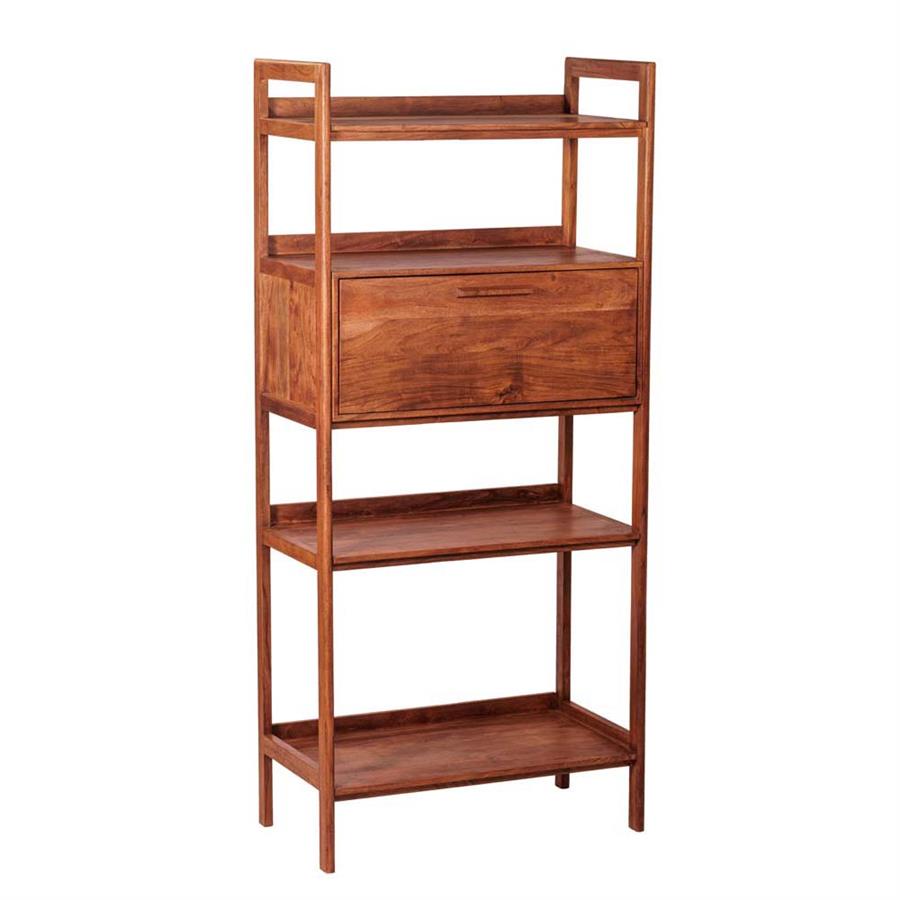 Opbergkast – Falcone Wandkast – Bruin – 90 x 48 x 200 cm – Tower Living