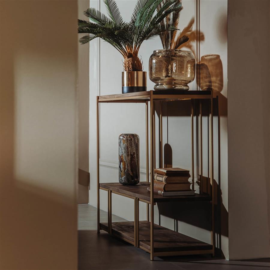 Boekenkast – Belvedere Wandkast – Bruin – Tower Living