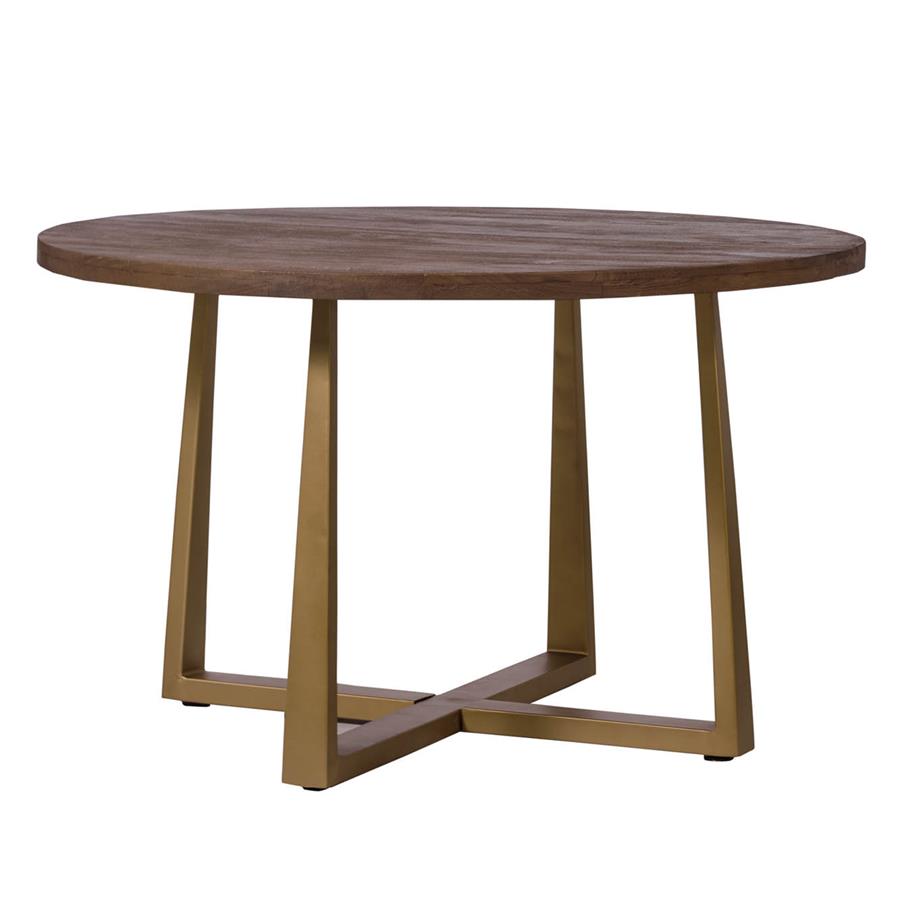 Eetkamertafel – Belvedere – Bruin – 130 x 130 x 77 cm – Tower Living