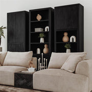 Boekenkast Tenna – Zwart – 80 cm | Tower Living