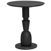 Ronde bijzettafel Brunello – Zwart – 50 cm | Tower Living