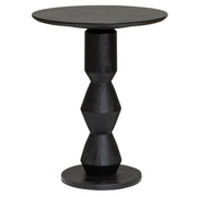 Ronde bijzettafel Brunello – Zwart – 50 x 50 x 63 cm | Tower Living