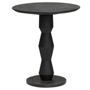 Ronde bijzettafel Brunello – Zwart – 50 x 50 x 57 cm | Tower Living