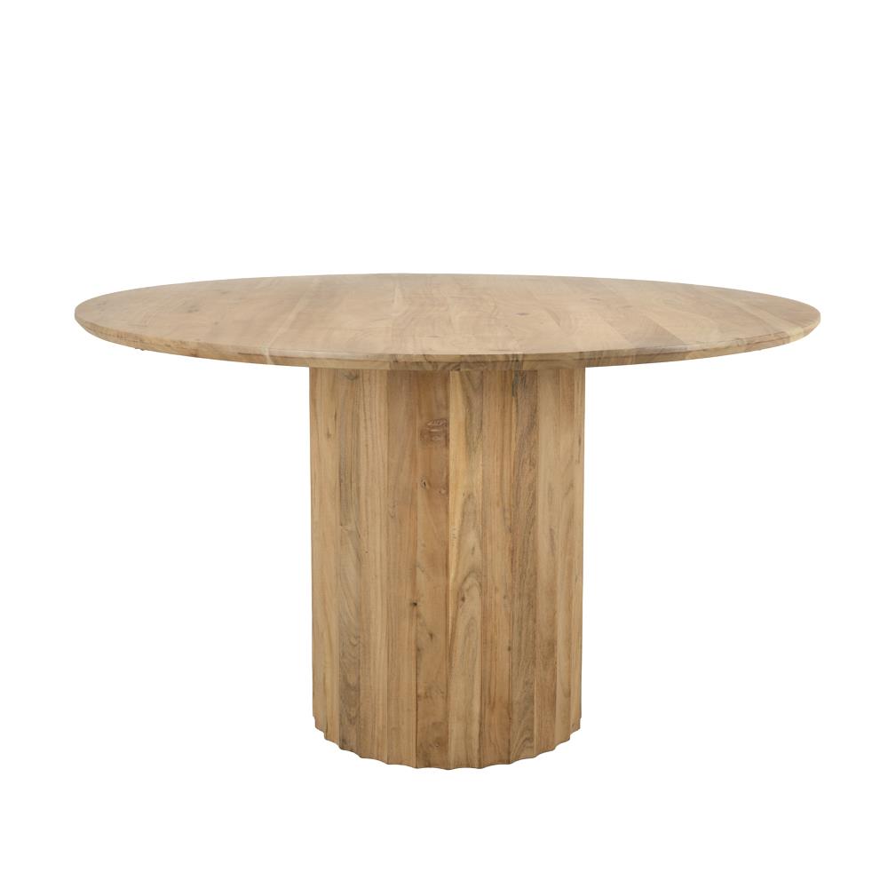 Eetkamertafel – Crotone – Naturel – 130 x 130 x 77 cm – Tower Living