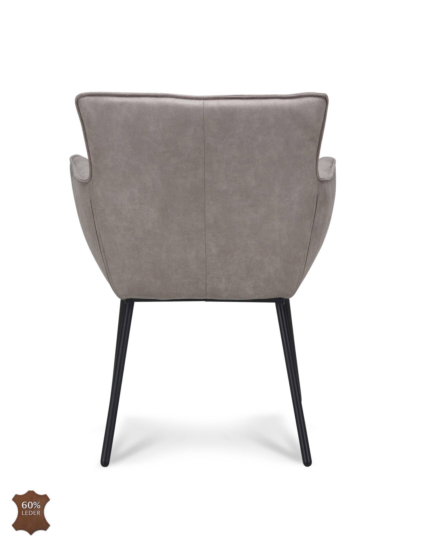 Armstoel Nevada Stof Movie Taupe Leg Black