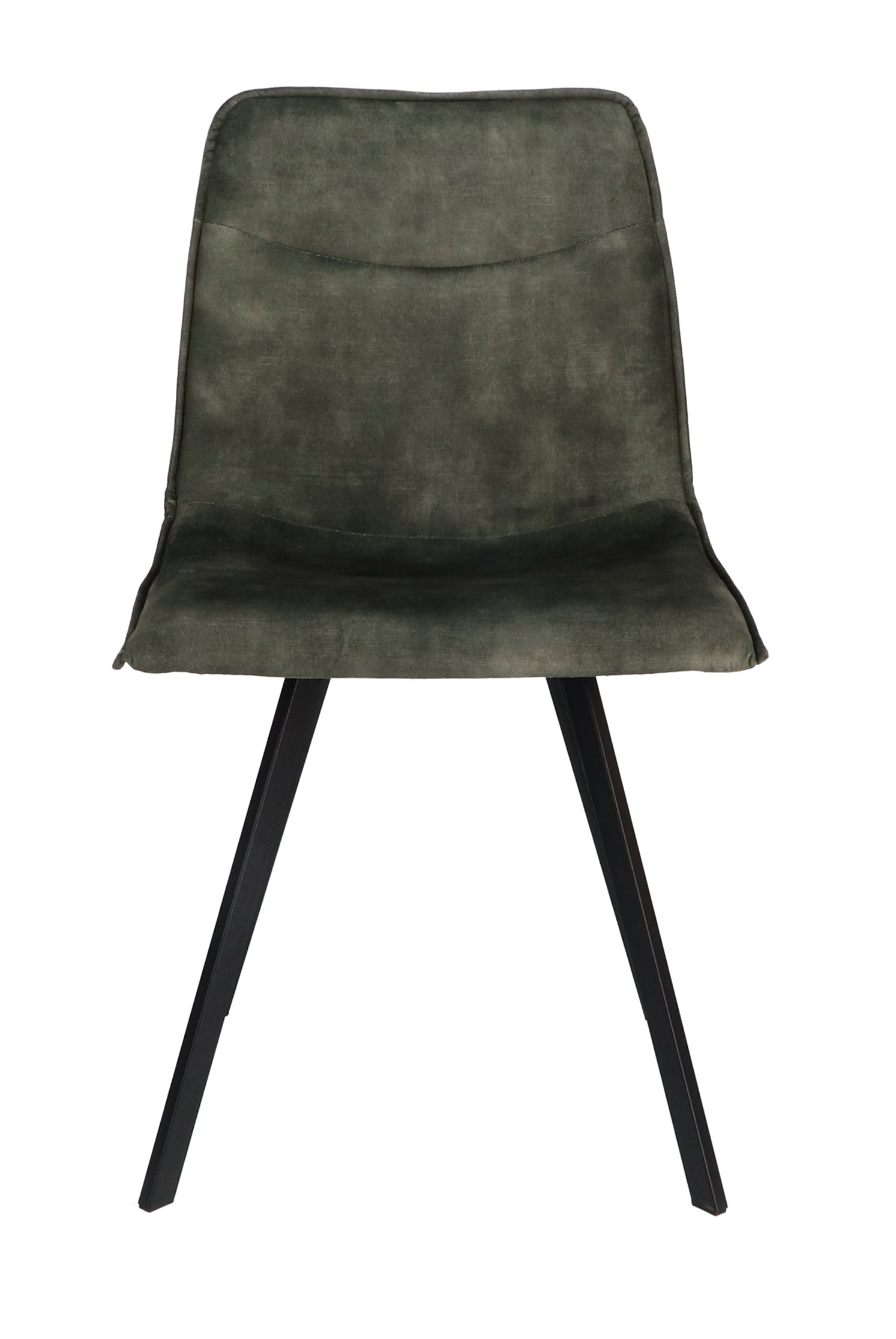 Eetkamerstoel Noa Stof Alpine Bruin Leg Black