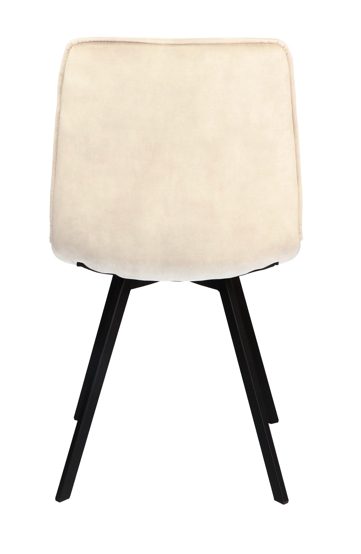 Eetkamerstoel Noa Stof Alpine Bruin Leg Black