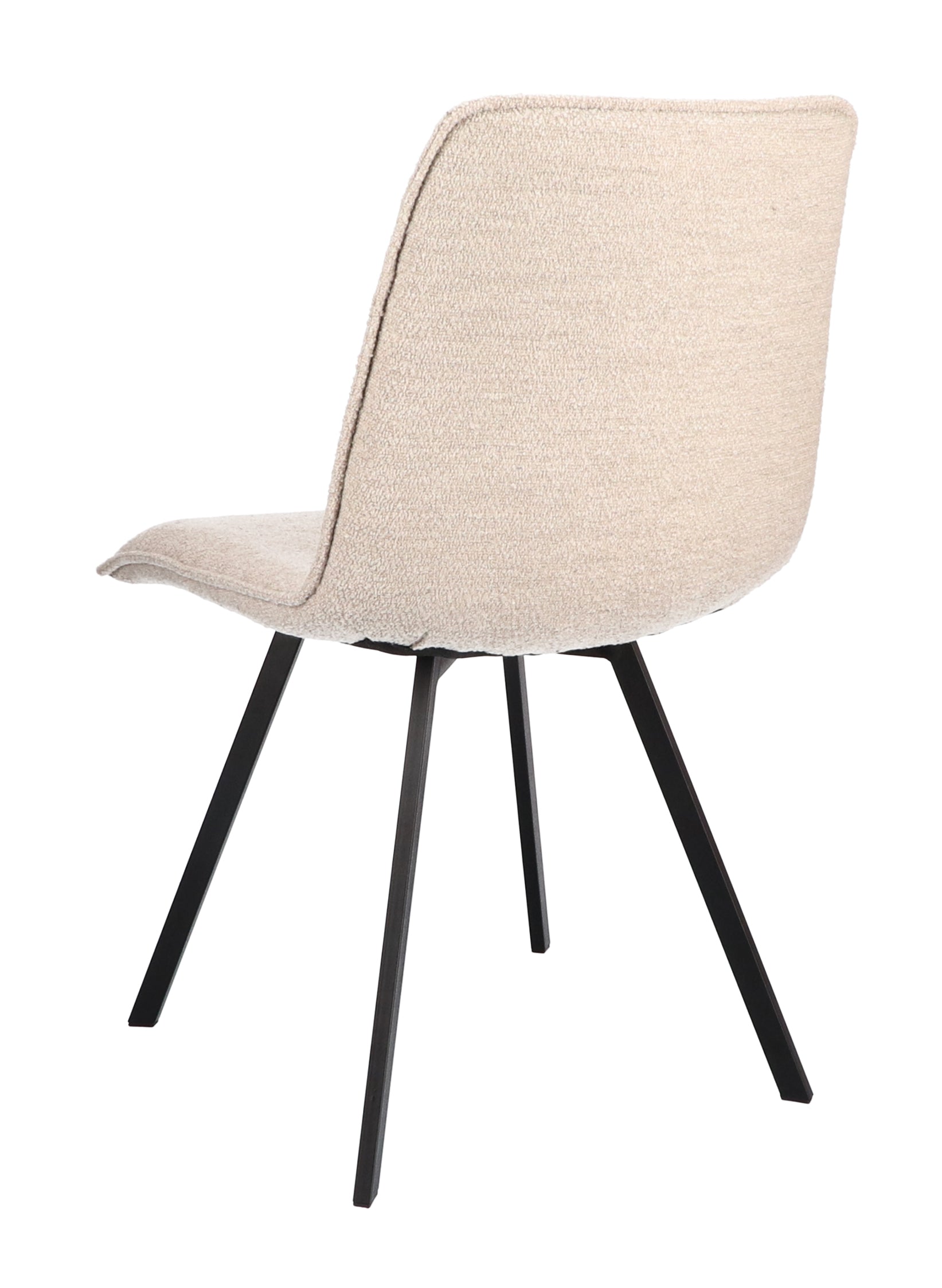 Eetkamerstoel Noa Stof Alpine Natural Leg Black