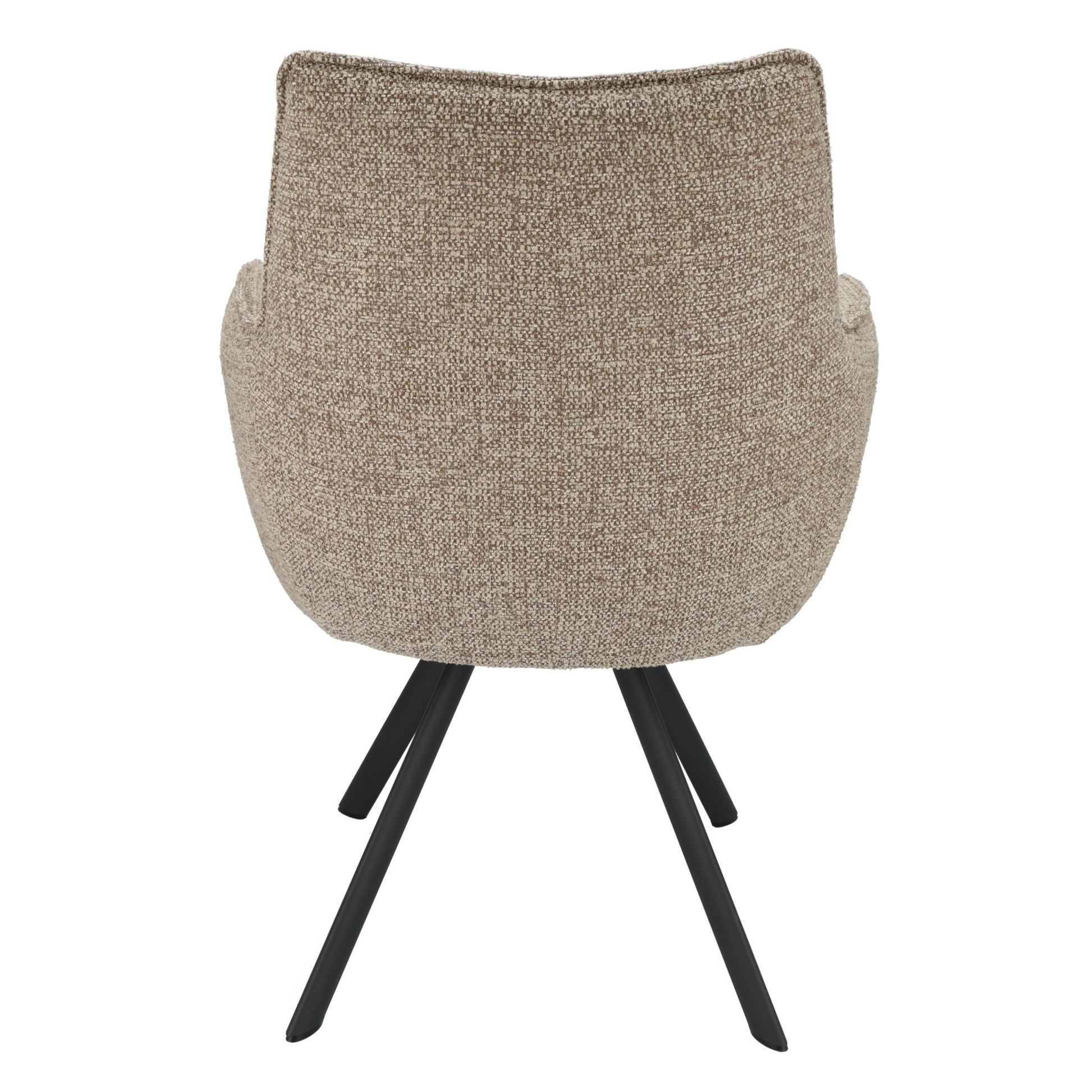 Armstoel Omega Stof Taurus Beige Leg Black