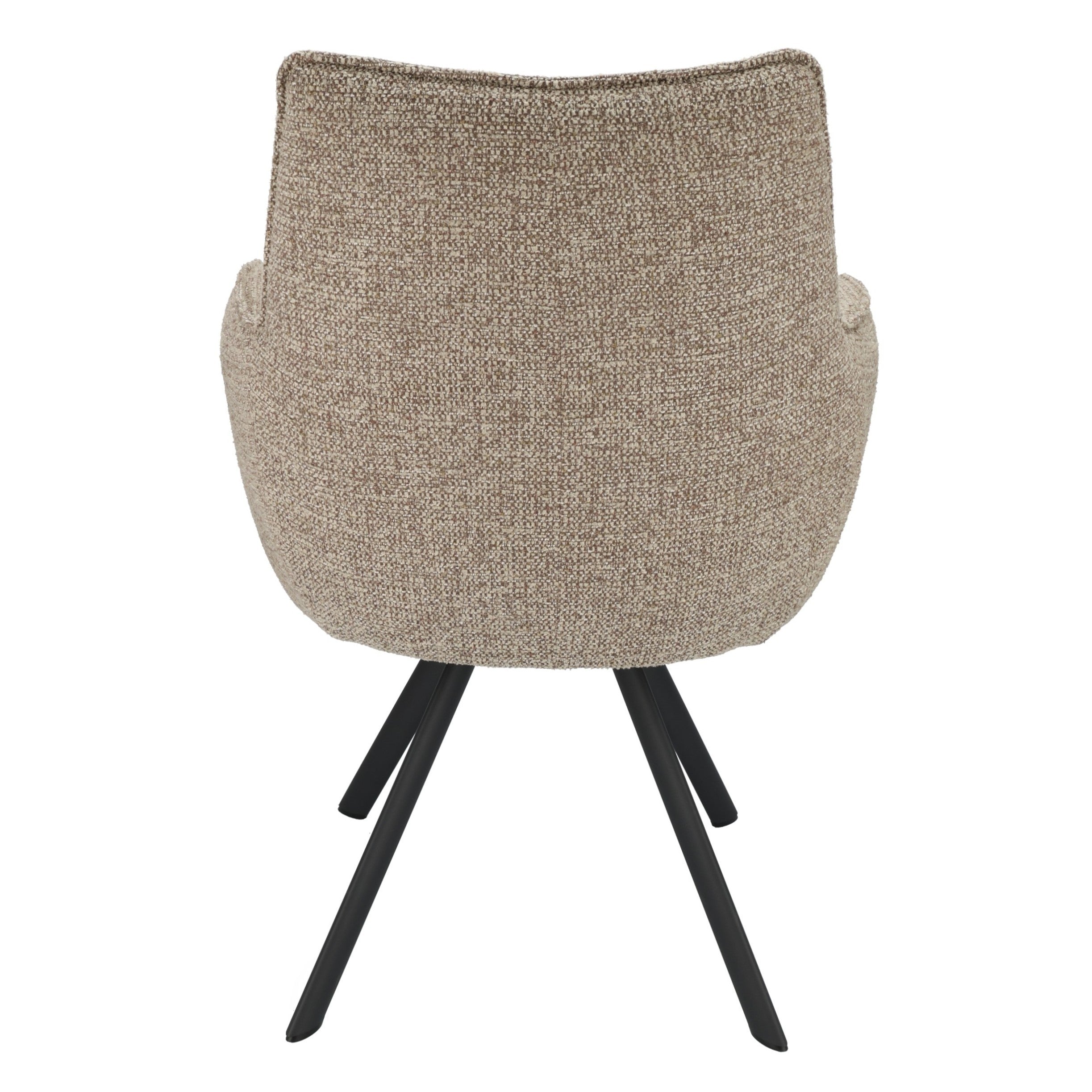 Armstoel Omega Stof Taurus Natural Leg Black