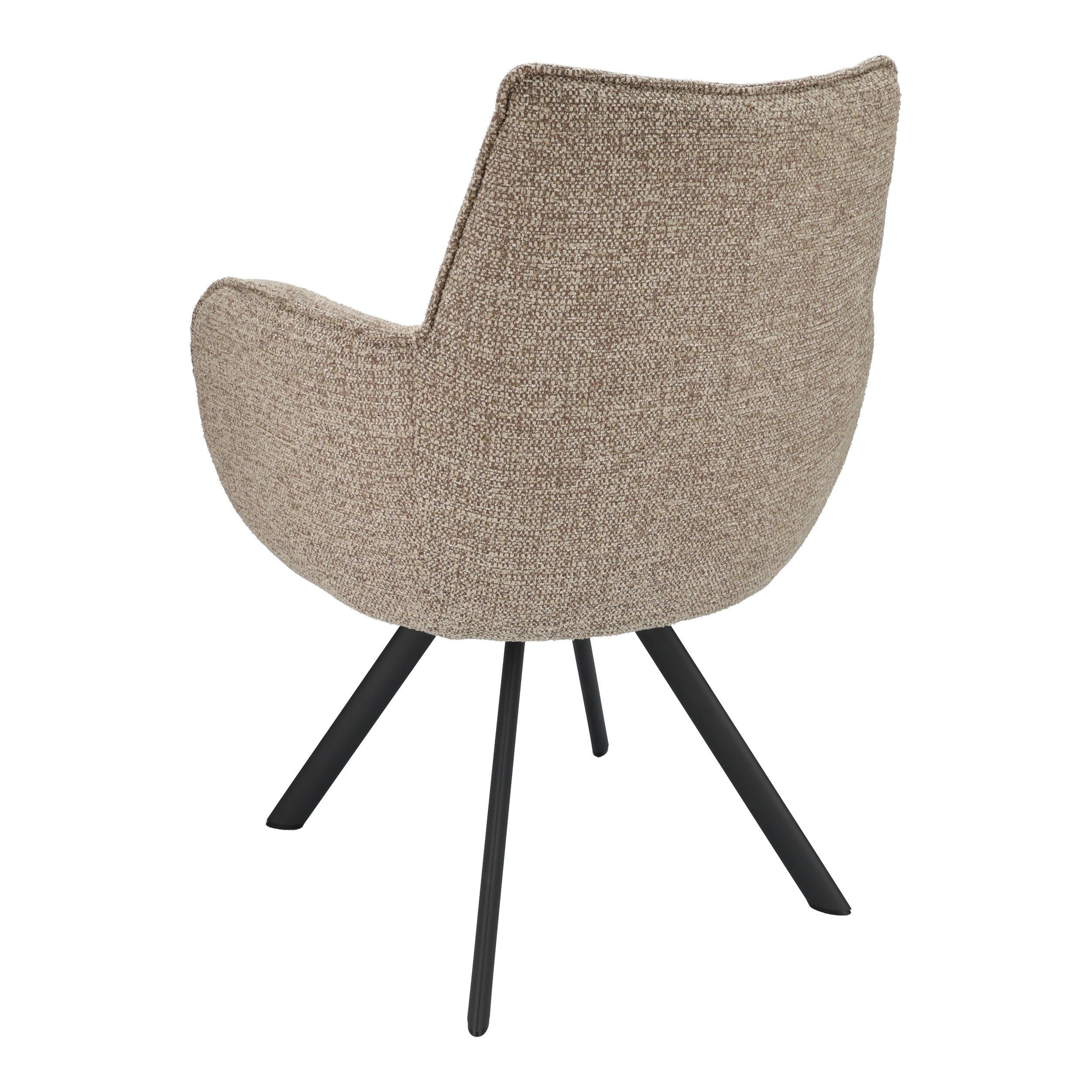Armstoel Omega Stof Taurus Natural Leg Black