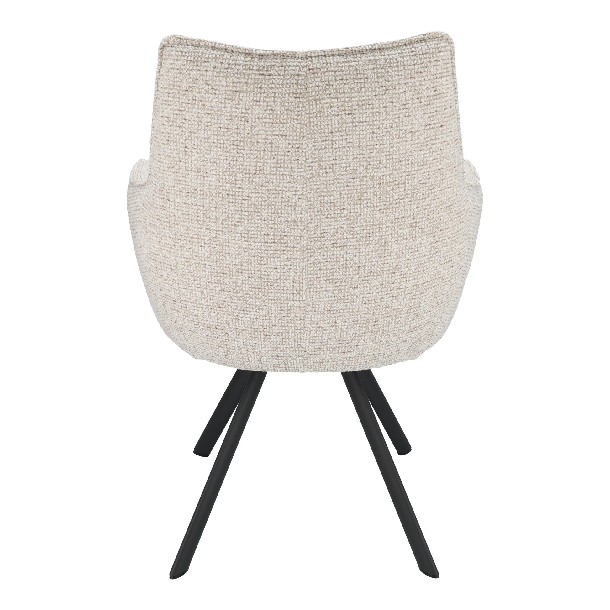 Armstoel Omega Stof Taurus Natural Leg Black