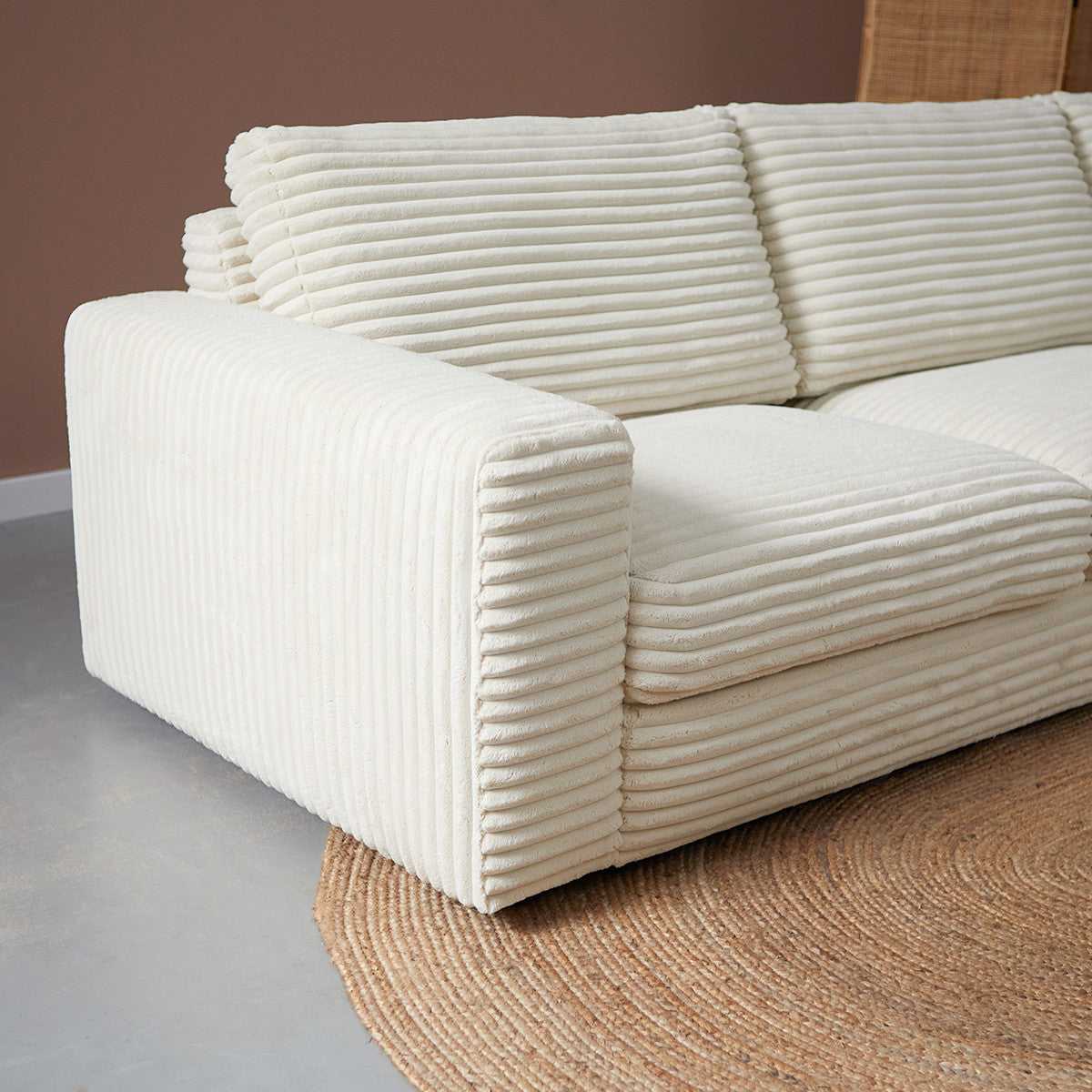 UNO met ottoman rechts - Ambience 2 Cream