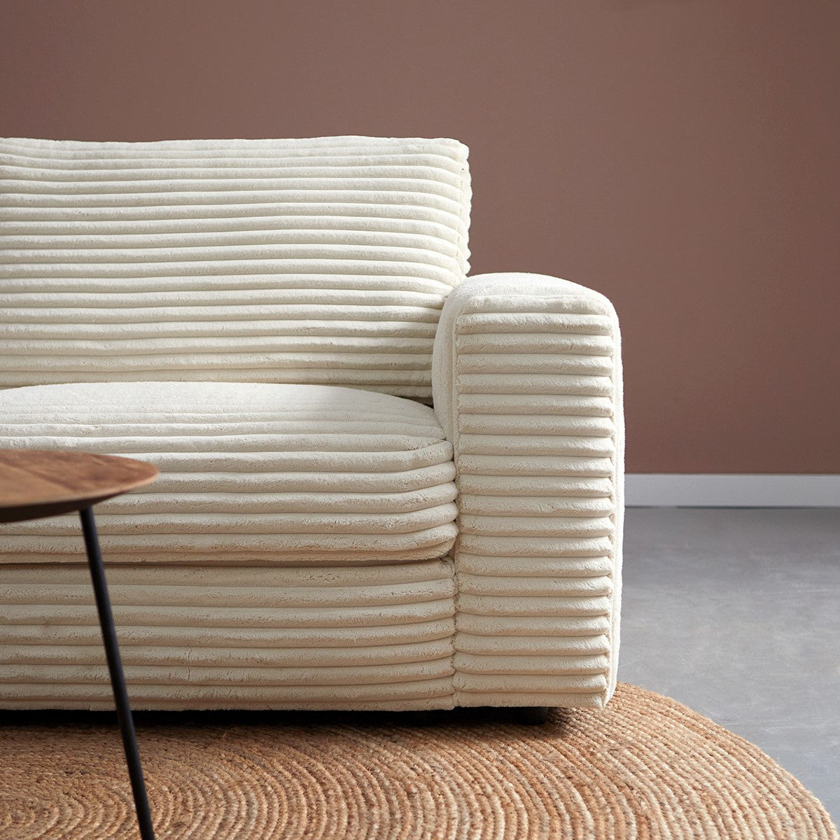 UNO met ottoman links - Ambience 2 Cream