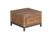 Vierkante bijzettafel Venetie – Bruin – 60 x 60 x 40 cm | Tower Living