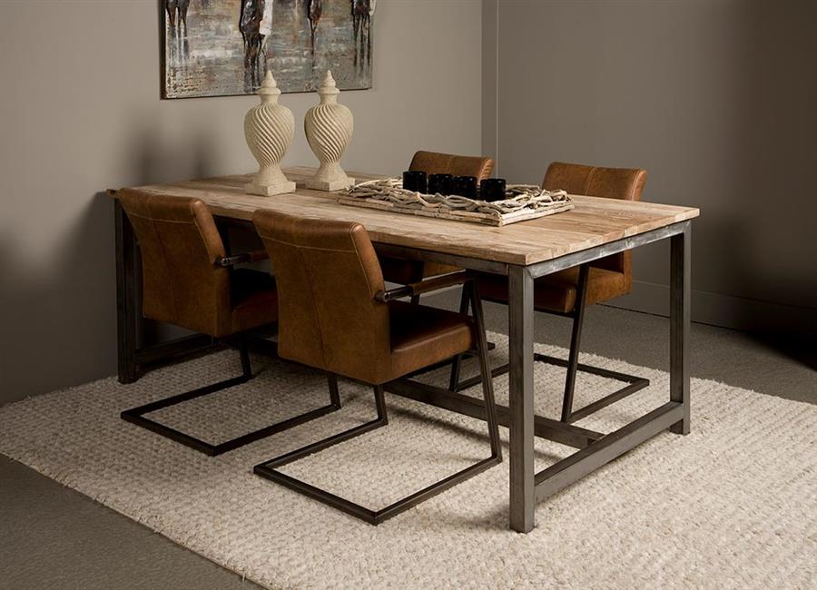 Eetkamertafel – Venetie – Bruin – 240 x 100 x 78 cm – Tower Living