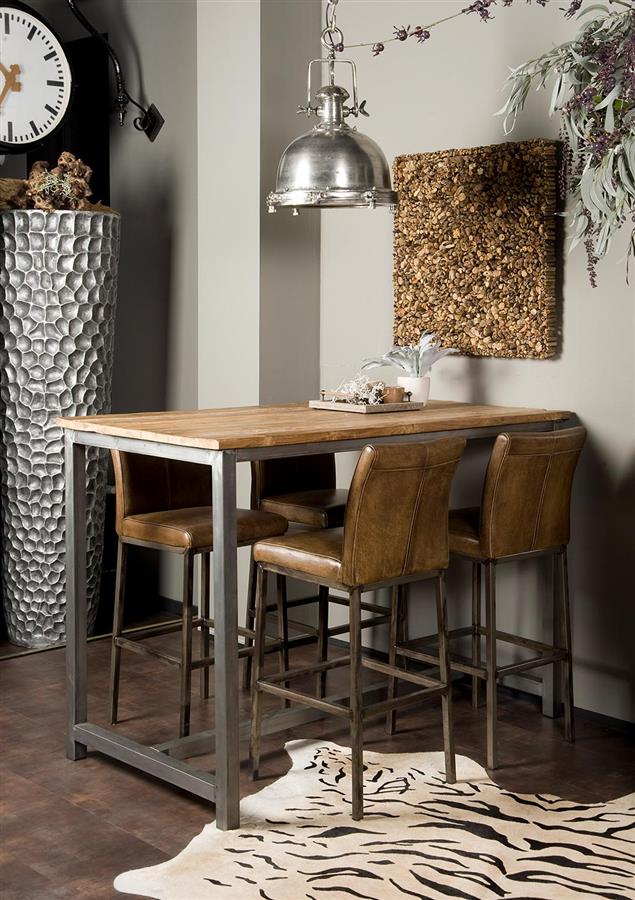 Bartafel – Venetie – Bruin – 160 x 90 x 110 cm – Tower Living