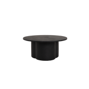 Ronde salontafel Palazzo – Zwart – 90 x 90 x 40 cm | Tower Living