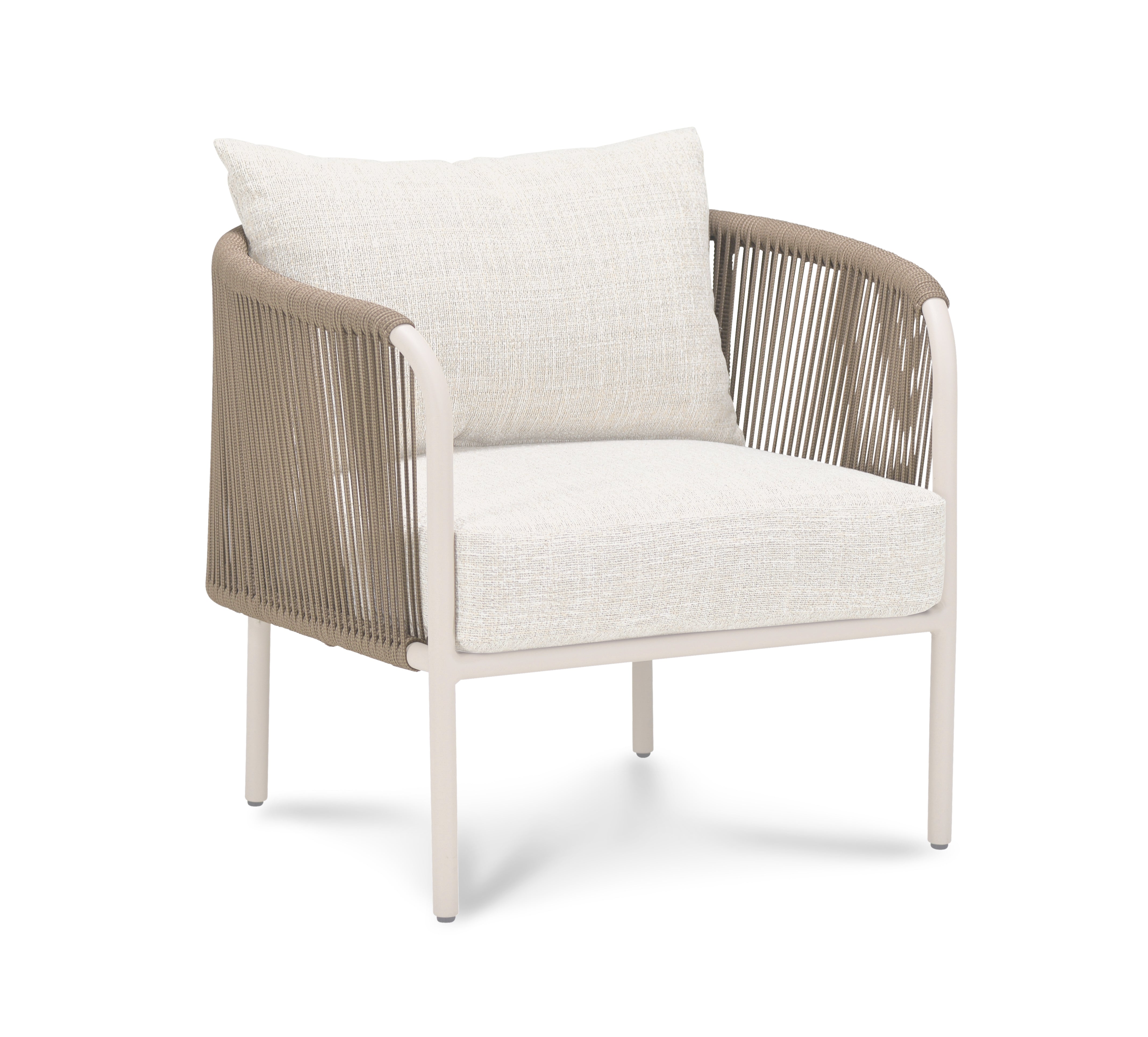 Loungeset Palermo Color Creme Quick Dry / Olefin Aluminum Frame Powder Coated