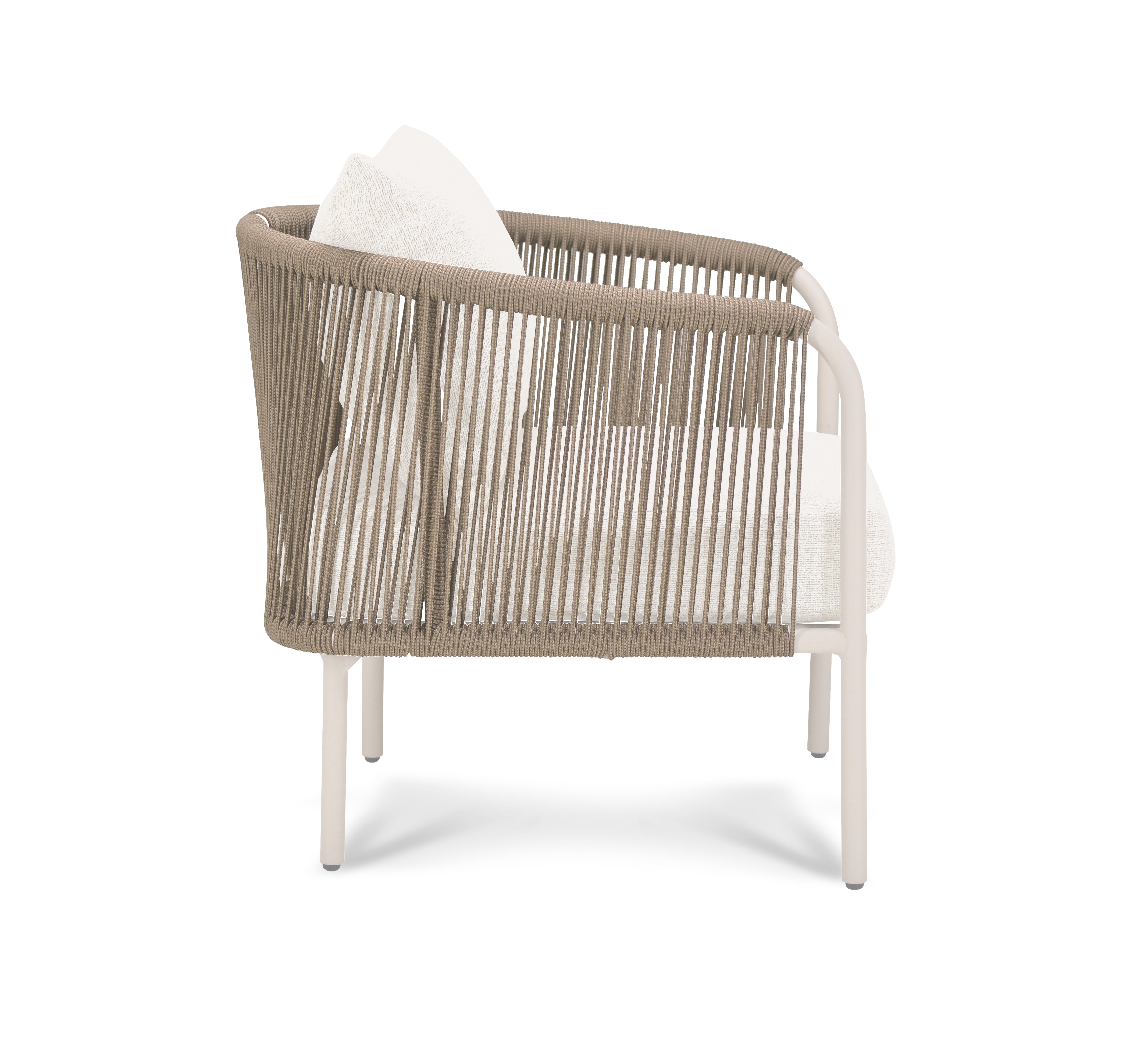 Loungeset Palermo Color Creme Quick Dry / Olefin Aluminum Frame Powder Coated