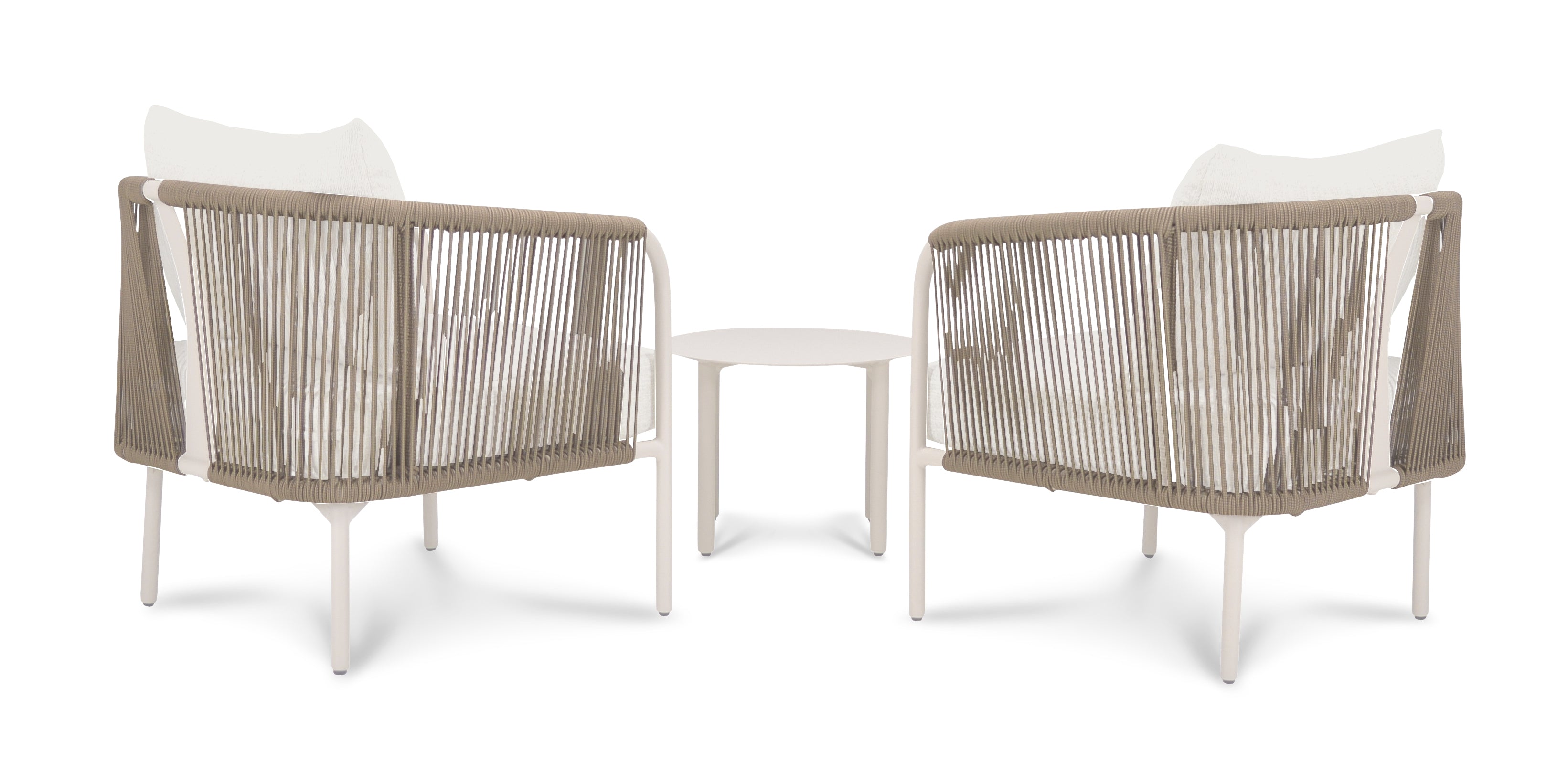 Loungeset Palermo Color Creme Quick Dry / Olefin Aluminum Frame Powder Coated