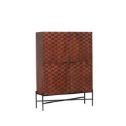 Opbergkast Paola – Bruin – 135 x 180 cm | Tower Living