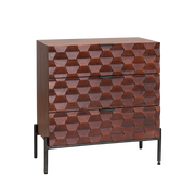 Ladekast Paola – Bruin – 80 x 80 cm | Tower Living