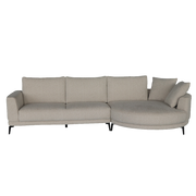 Bank Prescot 2,5-zits, chaise longue rechts – Beige | Tower Living