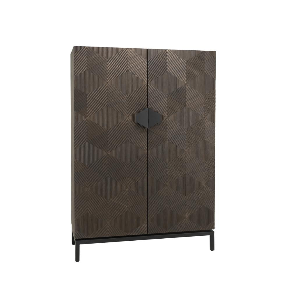 Opbergkast – San Marino – Bruin – 110 x 160 cm – Tower Living