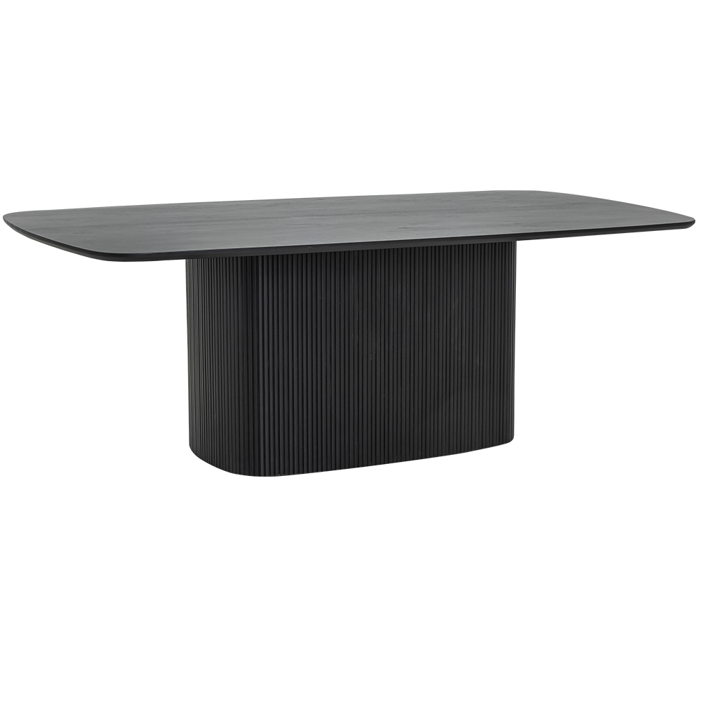 Eetkamertafel – Rivello – Zwart – 220 x 120 x 77 cm – Tower Living