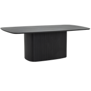 Eetkamertafel Rivello – Zwart – 220 x 120 x 77 cm | Tower Living