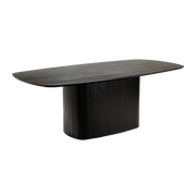 Eetkamertafel Rivello – Zwart – 240 x 120 x 77 cm | Tower Living