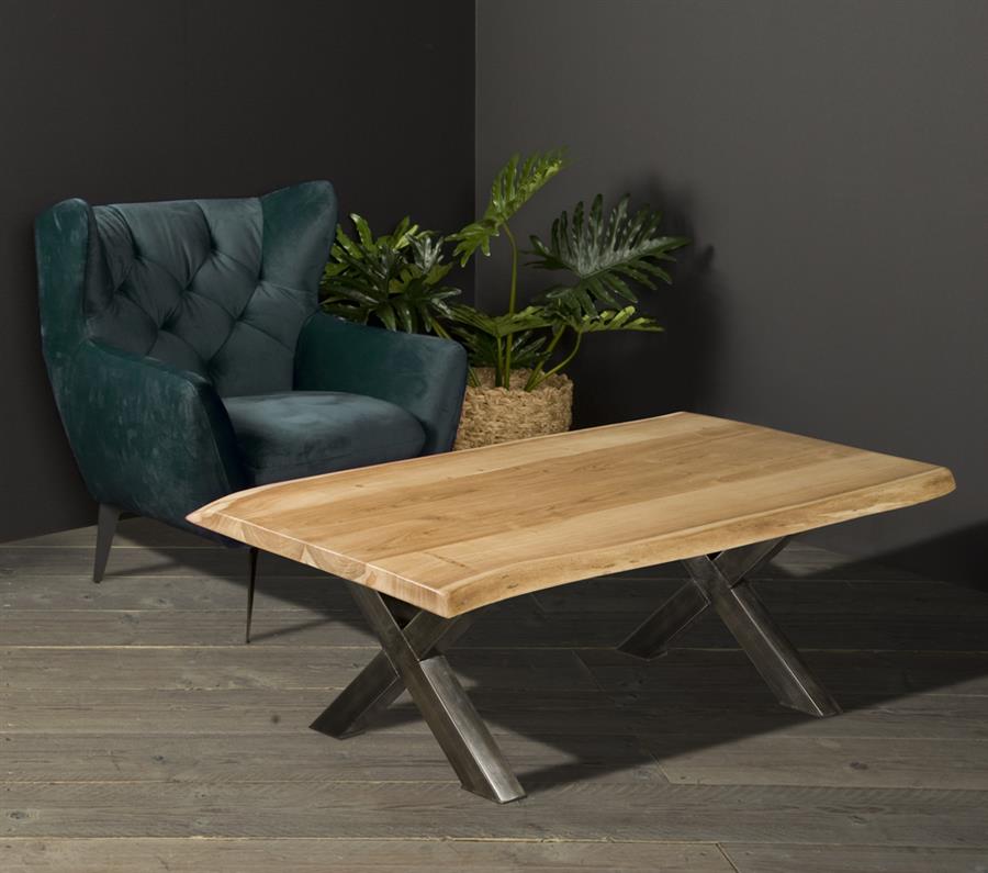 Salontafel – Xabia – Bruin – 135 x 75 x 40 cm – Tower Living