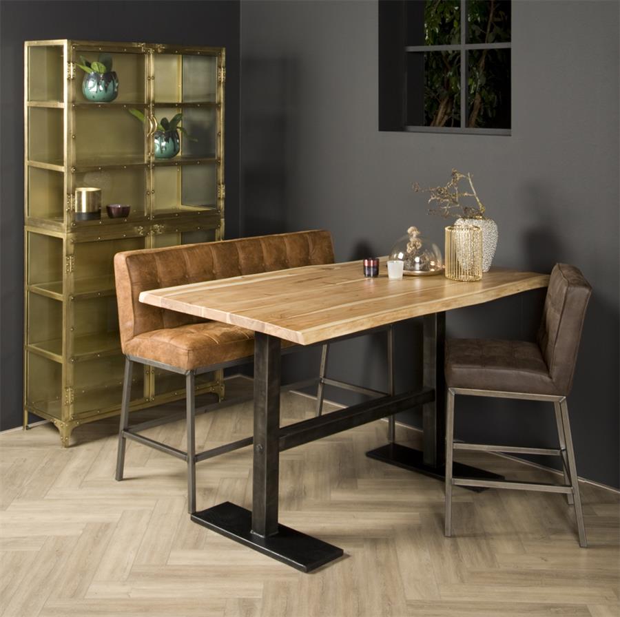 Bartafel – Barolo – Bruin – 140 x 90 x 94 cm – Tower Living