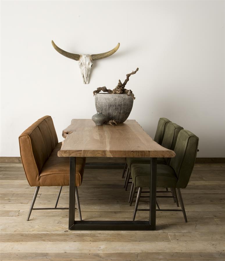 Eetkamertafel – Urbania – Bruin – 200 x 100 x 78 cm – Tower Living