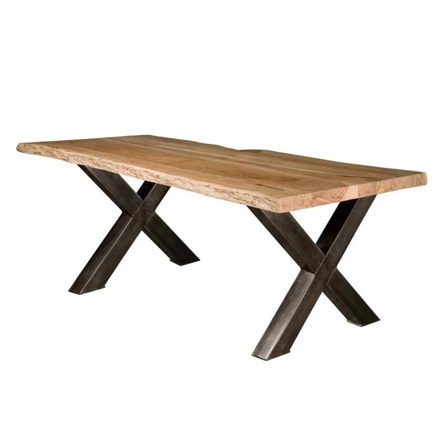 Eetkamertafel – Xabia – Bruin – 200 x 100 x 78 cm – Tower Living
