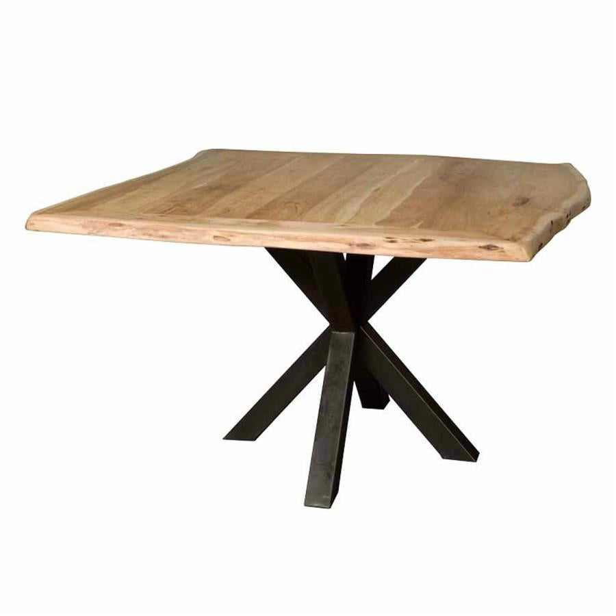 Eetkamertafel – Soria – Bruin – 150 x 150 x 78 cm – Tower Living