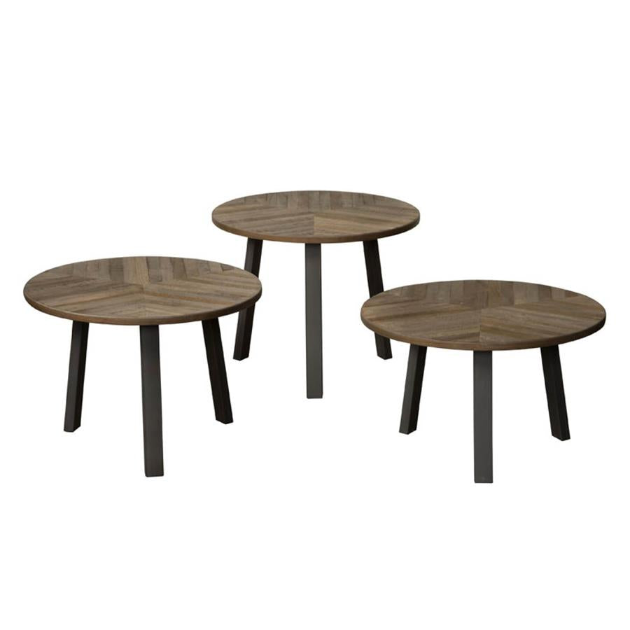 Bijzettafel – Lazio – Grijs – 55 x 45 cm – Tower Living